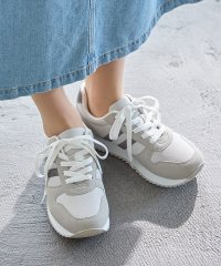 Honeys/ハニーズ Honeys 快適ラインスニーカー 靴 シューズ スニーカー 高機能 ラインスニーカー メッシュ スエード調 合皮 抗菌 レディース/507621257