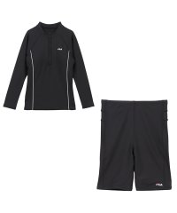 FILA/【フィラ】長袖ハーフZIPラッシュセパレート水着/508267627