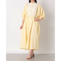 STYLEBLOCK/スタイルブロック STYLEBLOCK ストライプ×レース切替バンドカラーシャツワンピース/508275183