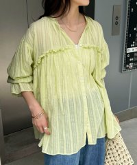 fredy emue/コットンギャザーオーバーブラウス/508278799