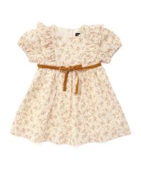 BeBe/【お揃い】コットンローンフラワープリントパフスリーブワンピース(80~100cm/508284453