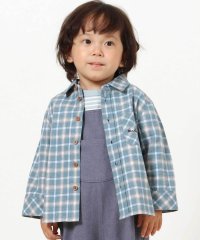 BeBe/先染めネルチェック長袖シャツ(90~100cm)/508284463