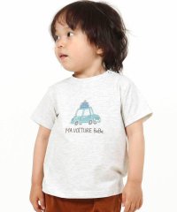 BeBe/メランジ天竺車プリント半袖Tシャツ(80~100cm)/508284477