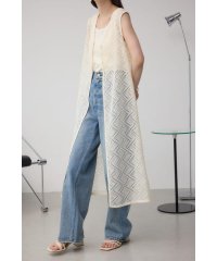 AZUL by moussy/前後2WAYレースロングジレ/508325959