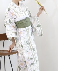 HAPPY EXP/ハッピーキュウビン HAPPY急便 セパレート 浴衣 レディース 浴衣セット 簡単！1人で着れる綿セパレート浴衣2点セット（二部式浴衣+帯）/508326207