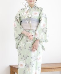 HAPPY EXP/ハッピーキュウビン HAPPY急便 セパレート 浴衣 レディース 浴衣セット 簡単！1人で着れる綿セパレート浴衣2点セット（二部式浴衣+帯）/508326207