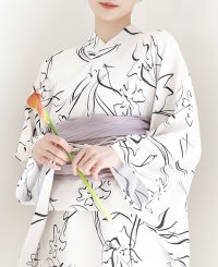 HAPPY EXP/ハッピーキュウビン HAPPY急便 1人で着れる。ワンピース浴衣3点セット（ワンピース+羽織+兵児帯）/セパレート レディース 二部式 和服 和装 花火大会 簡/508326216