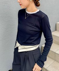 NOLLEY’S sophi/シアー配色トリミングロンT/508326458