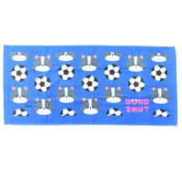 cinemacollection/シネマコレクション cinemacollection DOKOINU フェイスタオル プリントロングタオル サッカー オクタニ おもしろタオル 面白雑貨 グッズ/508326871