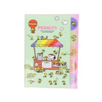 cinemacollection/シネマコレクション cinemacollection スヌーピー ポケットファイル ダイカットクリアファイル5P カフェスタンド ピーナッツ サンスター文具 新/508326872