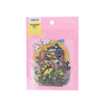 cinemacollection/シネマコレクション cinemacollection スヌーピー ダイカットステッカー ステッカーセット ピンク ピーナッツ サンスター文具 スマホデコ デコス/508326894