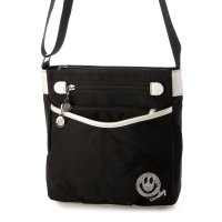 SMILEY FACE/スマイリーフェイス SMILEY FACE スマイルナイロンショルダーバッグ（メタリックアクセント）/508327472
