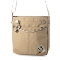 SMILEY FACE/スマイリーフェイス SMILEY FACE スマイルナイロンショルダーバッグ（メタリックアクセント）/508327472