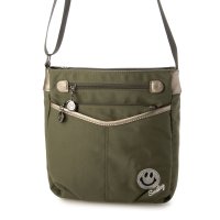 SMILEY FACE/スマイリーフェイス SMILEY FACE スマイルナイロンショルダーバッグ（メタリックアクセント）/508327472