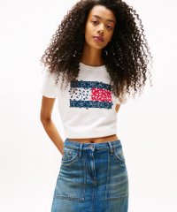 TOMMY HILFIGER/トミー ヒルフィガー TOMMY HILFIGER レギュラーフローラルフラッグTシャツ/508327532