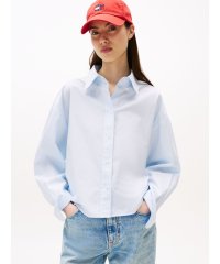 TOMMY HILFIGER/トミー ヒルフィガー TOMMY HILFIGER クロップストライプポプリンレギュラーシャツ/508327540
