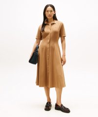 TOMMY HILFIGER/トミー ヒルフィガー TOMMY HILFIGER ボタンニーフレアショートスリーブポロワンピース/508327544