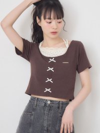 Emsexcite/エムズエキサイト ems excite 前リボンキャミドッキングCT/508327557
