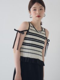 kivi/キヴィ kivi frills border knit/508327560