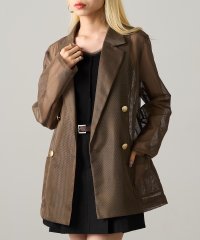 MAGASIN DE MODE Onjna/マガジンデモードオンジェナ MAGASIN DE MODE Onjna メッシュテーラードジャケット XNN/508327726