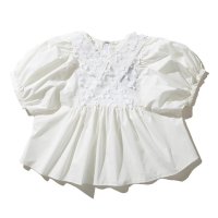 naokitomizuka/ナオキトミヅカ naokitomizuka リボンチュール カラーブラウス（Ribbon tulle collared blouse）/508327735