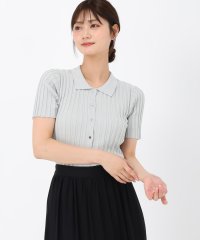 MISCH MASCH/ミッシュマッシュ MISCH MASCH 2025春夏新作 ポロ衿半袖リブニット/508327789