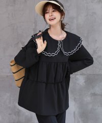 TeddyShop/テディショップ Teddyshop 【UVカット率99％以上】レディース水着 長袖パイピングダブルフリルビッグカラーラッシュガードトップス/508327912
