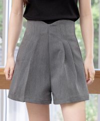 TeddyShop/テディショップ Teddyshop レディース ダブルタックハイウエストスラックスショートパンツ/508327926