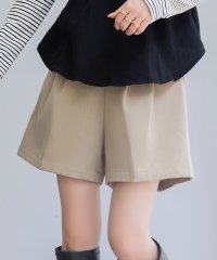 TeddyShop/テディショップ Teddyshop レディース ダブルタックハイウエストスラックスショートパンツ/508327926