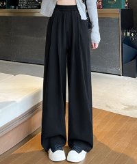 TeddyShop/テディショップ Teddyshop レディース 接触冷感/タック入りデニム風ワイドイージーパンツ/508327931