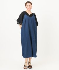 eur3/【大きいサイズ】エンボスドットワンピース/508328027