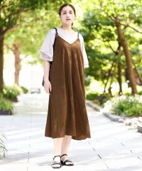 eur3/【大きいサイズ】エンボスドットワンピース/508328027