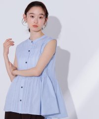 N Natural Beauty Basic/ピンタックノースリーブブラウス/508328080