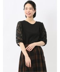 m.f.editorial/エムエフエディトリアル m.f.editorial 接触冷感 クルーネック オパール袖 プルオーバー/508328142