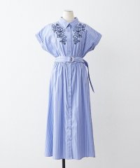 NICE CLAUP/OLIVE des OLIVE OUTLET/【RMAF】胸コード刺繍シャツワンピース/508328194