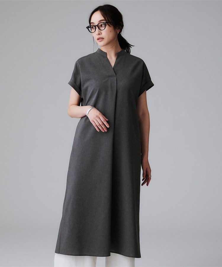 美品　UNTITLED　アンタイトル　リラクシオンツイル オールインワン　L アンタイトル定価￥27,500こなれ感リラクシオンツイルオールインワン