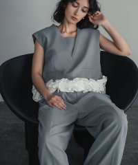 GIRL/ガール GIRL ホイップヘム セットアップ パンツドレス 2点セット 結婚式 パーティードレス オケージョンドレス お呼ばれ 二次会 成人式 同窓会/508328247