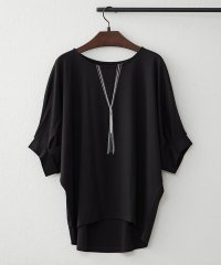 NICE CLAUP/OLIVE des OLIVE OUTLET/【人気シリーズ！】ネックレス刺繍2WAYTシャツ/508328318