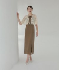 Leja/レジャ Leja スパンコールフリンジケープ Iラインドレス2点セット美脚効果結婚式 パーティードレス 成人式 二次会 同窓会 お呼ばれ オケージョン 20代 /508328834