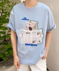 LOWO/ロワ LOWO 【綿100％使用】アニマルプリント刺繍Tシャツ カットソー/508328851