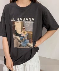 LOWO/ロワ LOWO 【綿100％使用】グラフィックプリントオーバーサイズTシャツ カットソー/508328857