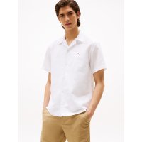 TOMMY HILFIGER/トミー ヒルフィガー TOMMY HILFIGER リネンブレンドソリッドショートスリーブシャツ/508328900