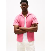 TOMMY HILFIGER/トミー ヒルフィガー TOMMY HILFIGER リネンブレンドソリッドショートスリーブシャツ/508328900