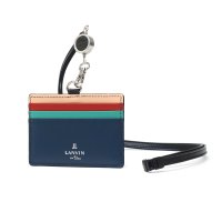 LANVIN en Bleu/ランバン オン ブルー LANVIN en Bleu IDケース メンズ 本革 IDカードホルダー IDカードケース ブランド レザー 牛革 革 ネックストラッ/508328939