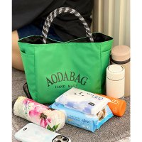 florge/フロージュ florge 【撥水加工・軽量】ロゴマークバイカラーハンドバッグ/ランチバッグ/サブバッグ/508328972
