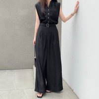 aquagarage/アクアガレージ aquagarage ワイドノースリーブセットアップ レディース 春 夏 秋/508329232