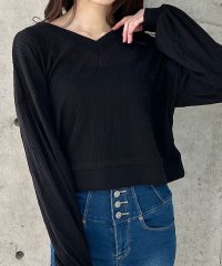 me Jane/ミージェーン me Jane Vネックボリュームスリーブニットトップス/508329250