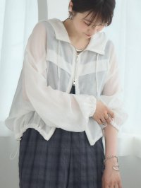 RETRO GIRL/レトロガール RETRO GIRL シアーダブルZIPフーディー/508329258