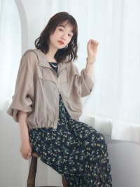 RETRO GIRL/レトロガール RETRO GIRL シアーダブルZIPフーディー/508329258