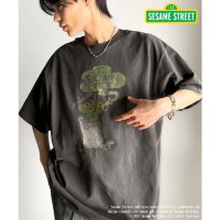 Classical Elf/クラシカルエルフ Classical Elf 大人カジュアルにハマる。綿100％セサミキャラピグメント加工ビッグTシャツ/508329310